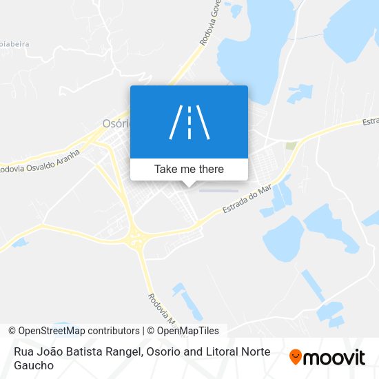 Rua João Batista Rangel map
