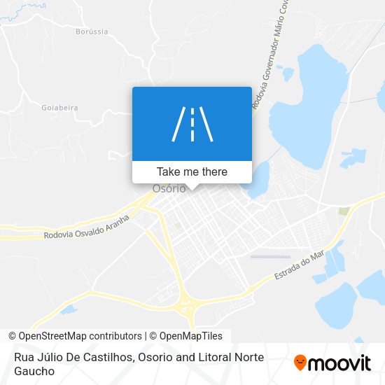 Rua Júlio De Castilhos map