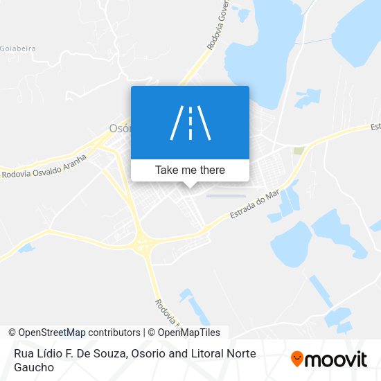 Rua Lídio F. De Souza map