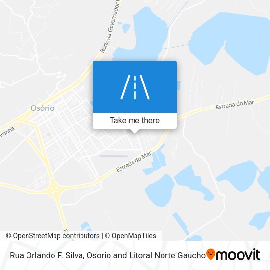 Rua Orlando F. Silva map