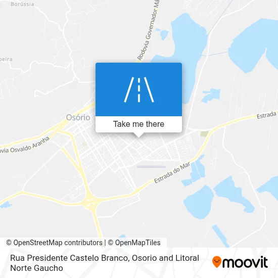 Rua Presidente Castelo Branco map
