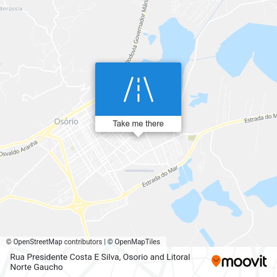 Rua Presidente Costa E Silva map