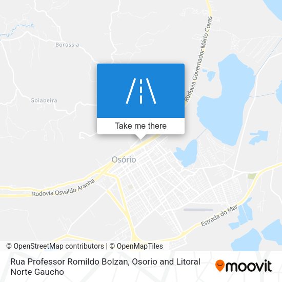 Rua Professor Romildo Bolzan map