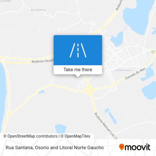 Rua Santana map