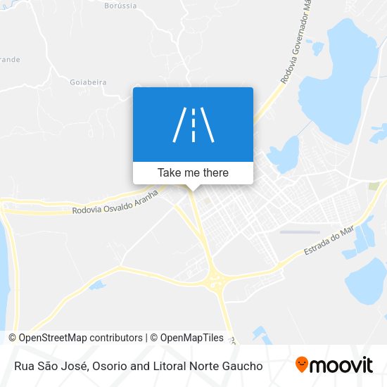 Rua São José map