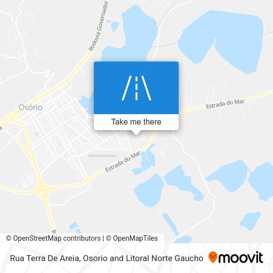 Rua Terra De Areia map