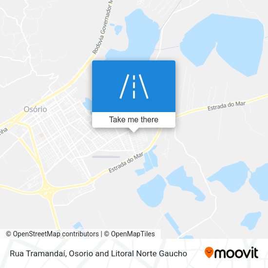 Rua Tramandaí map