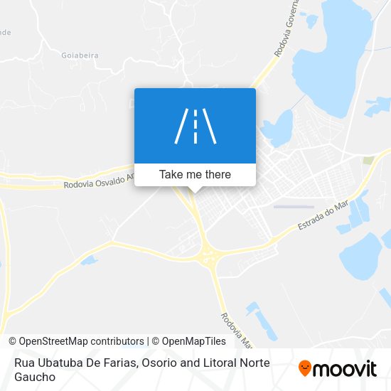 Rua Ubatuba De Farias map