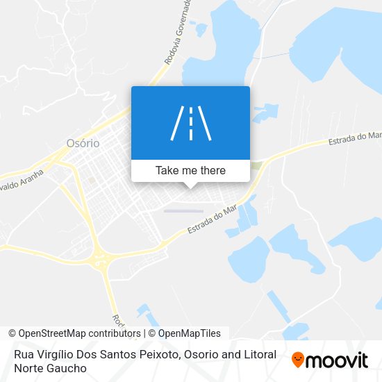 Rua Virgílio Dos Santos Peixoto map