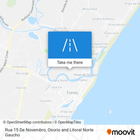 Rua 15 De Novembro map