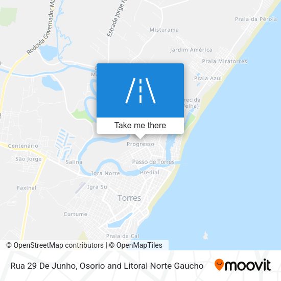 Rua 29 De Junho map