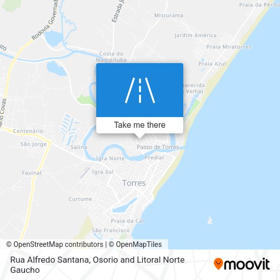 Rua Alfredo Santana map