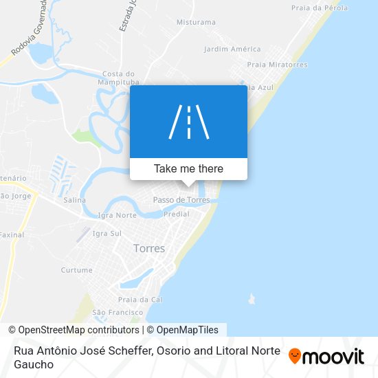 Rua Antônio José Scheffer map