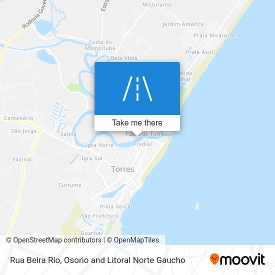 Rua Beira Rio map