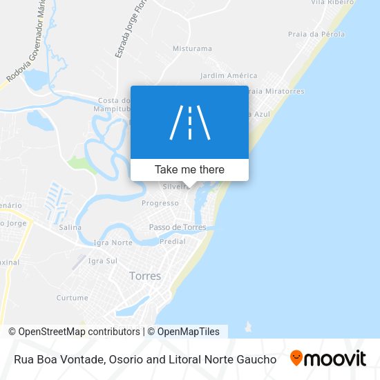 Rua Boa Vontade map