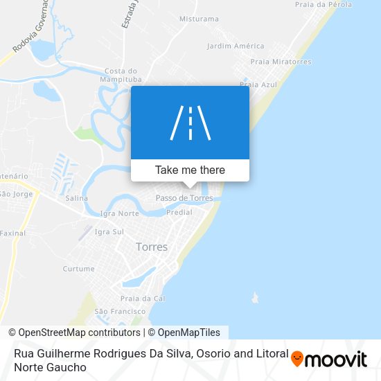 Rua Guilherme Rodrigues Da Silva map