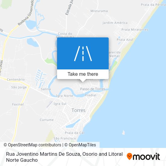 Rua Joventino Martins De Souza map