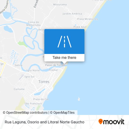 Rua Laguna map
