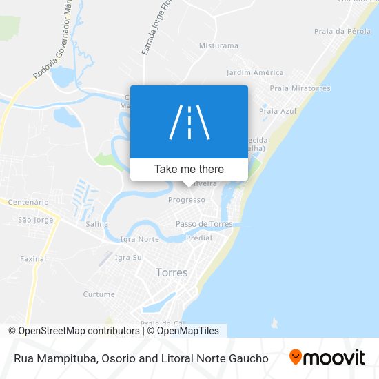 Rua Mampituba map