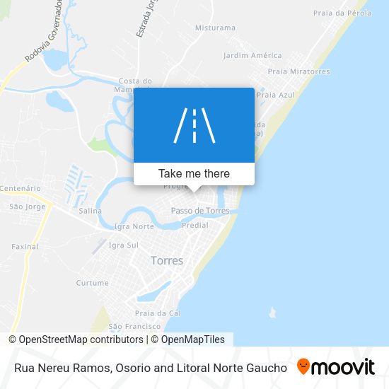 Rua Nereu Ramos map