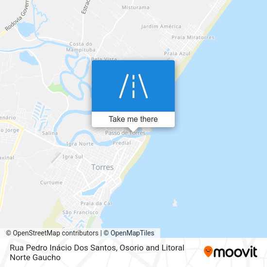Rua Pedro Inácio Dos Santos map