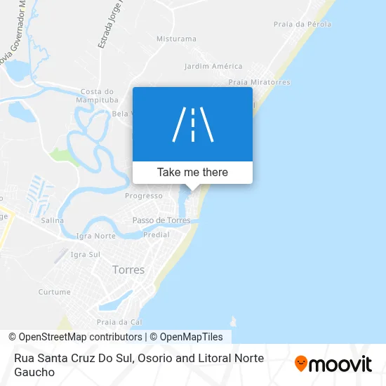 Rua Santa Cruz Do Sul map