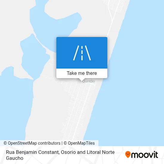 Rua Benjamin Constant map