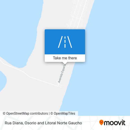 Rua Diana map