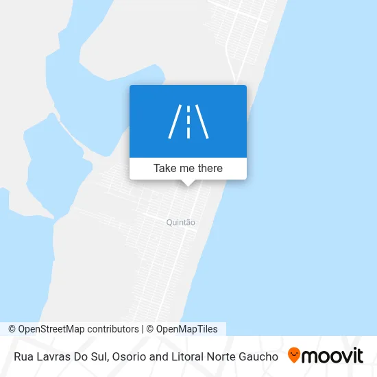 Rua Lavras Do Sul map