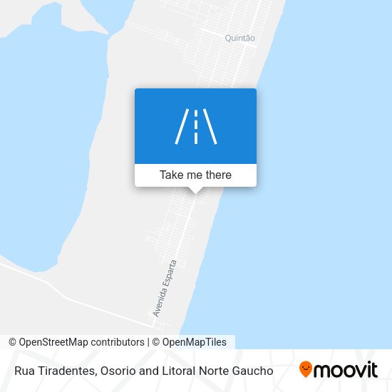 Rua Tiradentes map