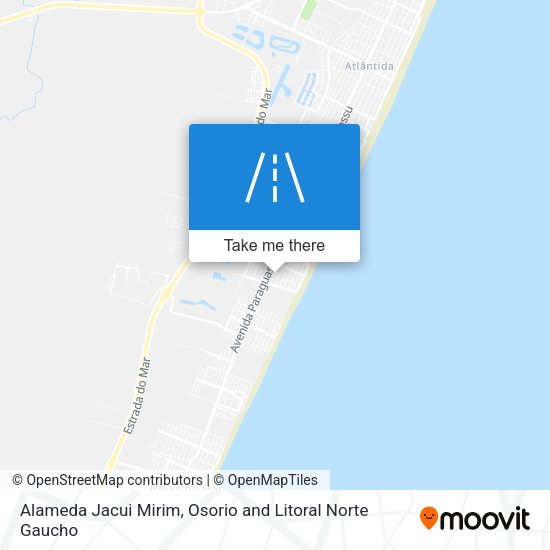 Alameda Jacui Mirim map