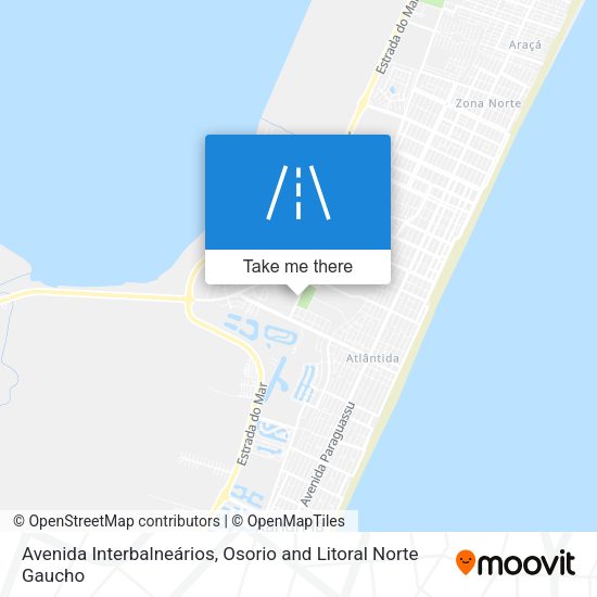 Avenida Interbalneários map