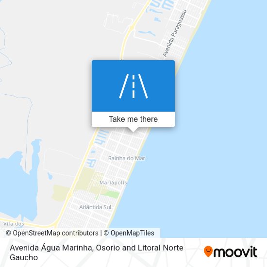 Avenida Água Marinha map