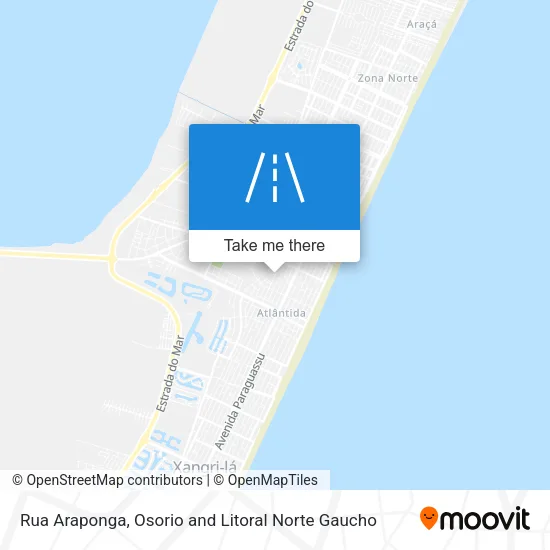 Rua Araponga map