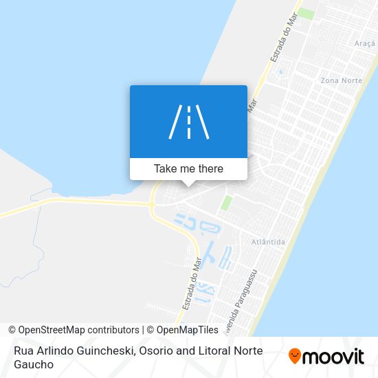 Rua Arlindo Guincheski map