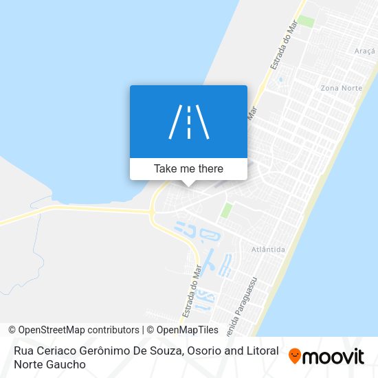 Rua Ceriaco Gerônimo De Souza map