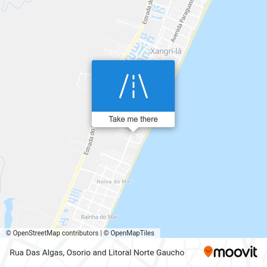 Rua Das Algas map