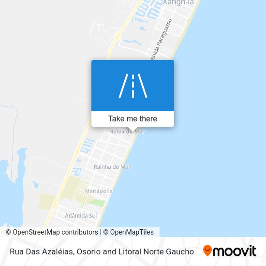 Rua Das Azaléias map