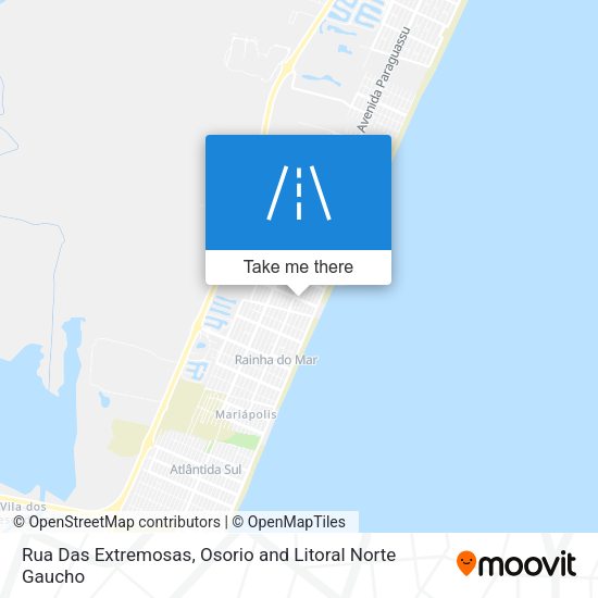 Rua Das Extremosas map