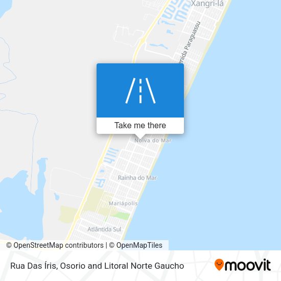 Rua Das Íris map