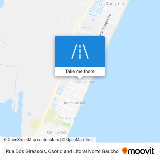 Rua Dos Girassóis map