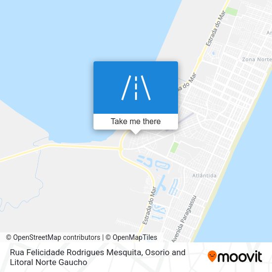 Rua Felicidade Rodrigues Mesquita map