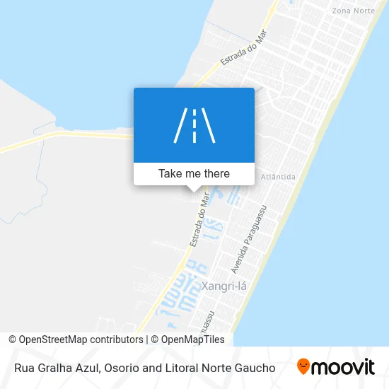 Rua Gralha Azul map