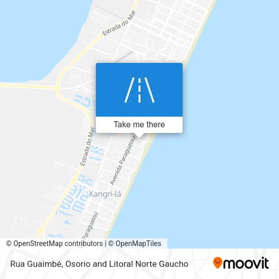 Rua Guaimbé map