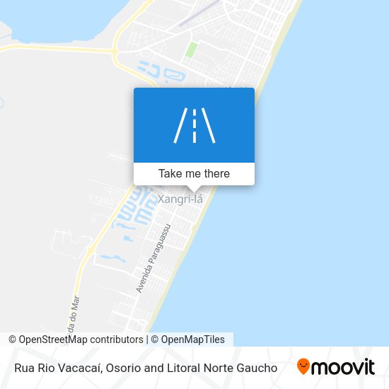 Rua Rio Vacacaí map