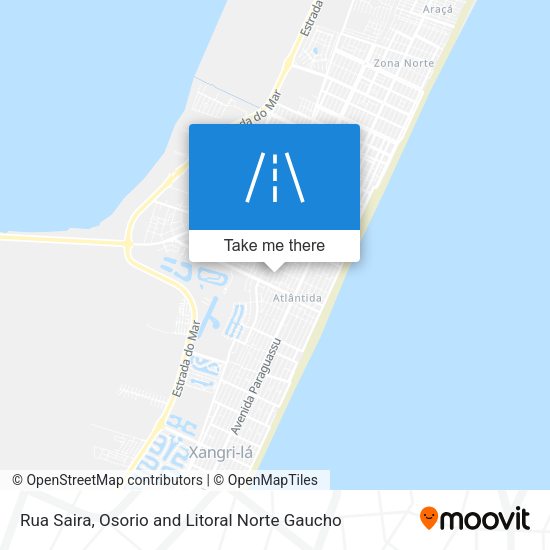 Rua Saira map