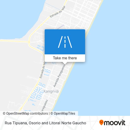 Rua Tipuana map