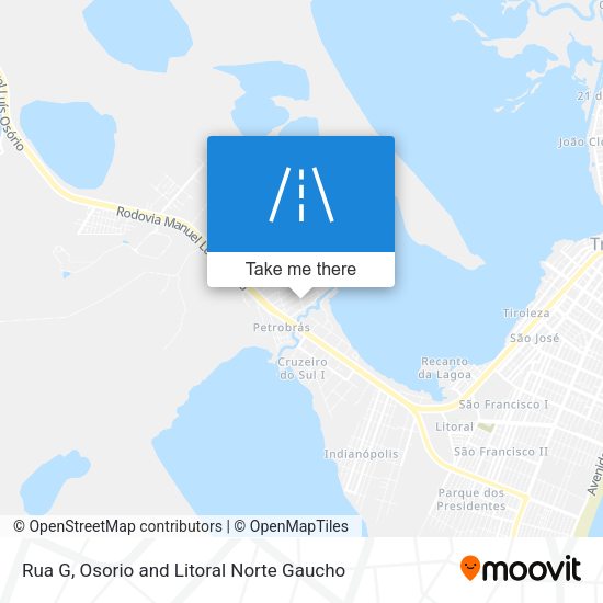 Rua G map