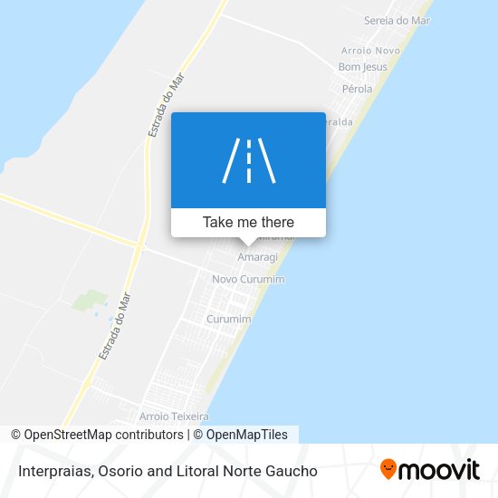 Interpraias map