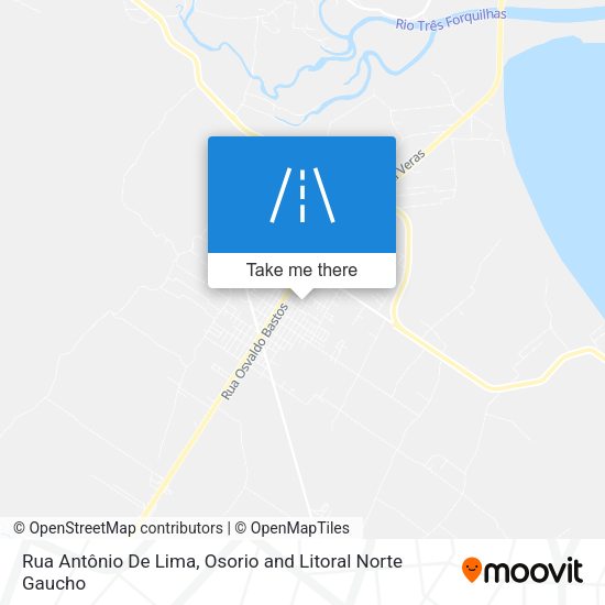 Rua Antônio De Lima map
